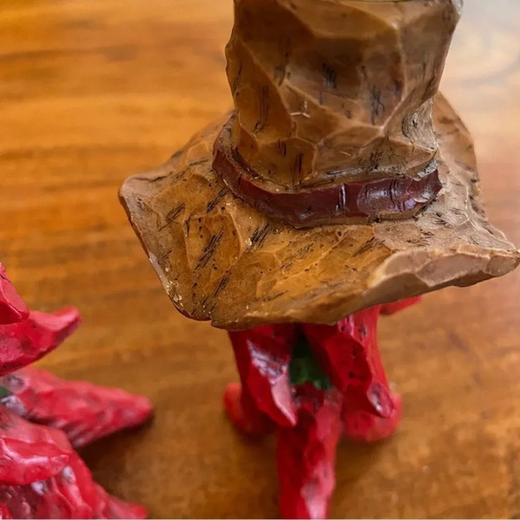 Jalapeño Red Chili Pepper Southwest Cowboy Candle Holders Set of  two - Picture 8 of 14